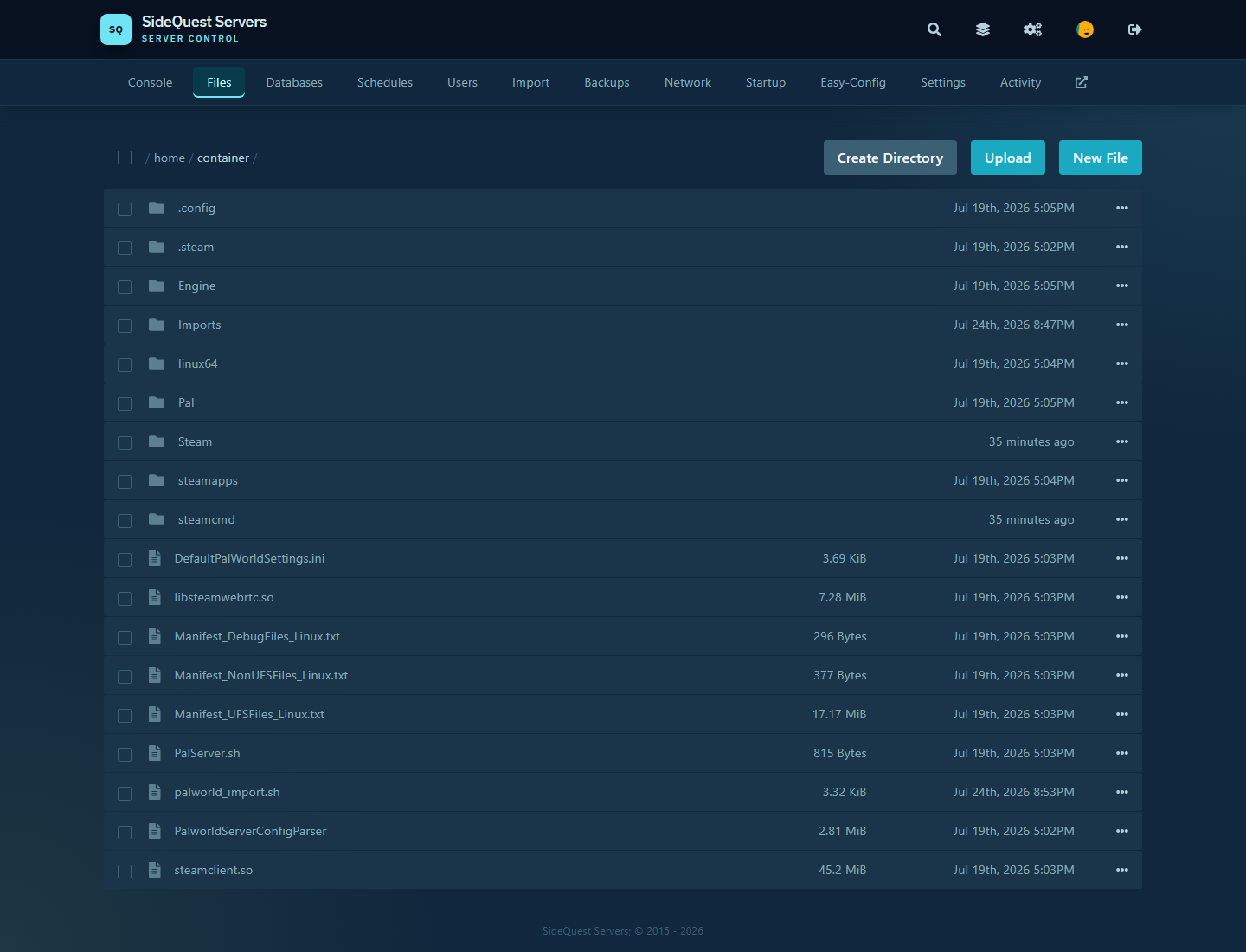 SideQuest server file manager
